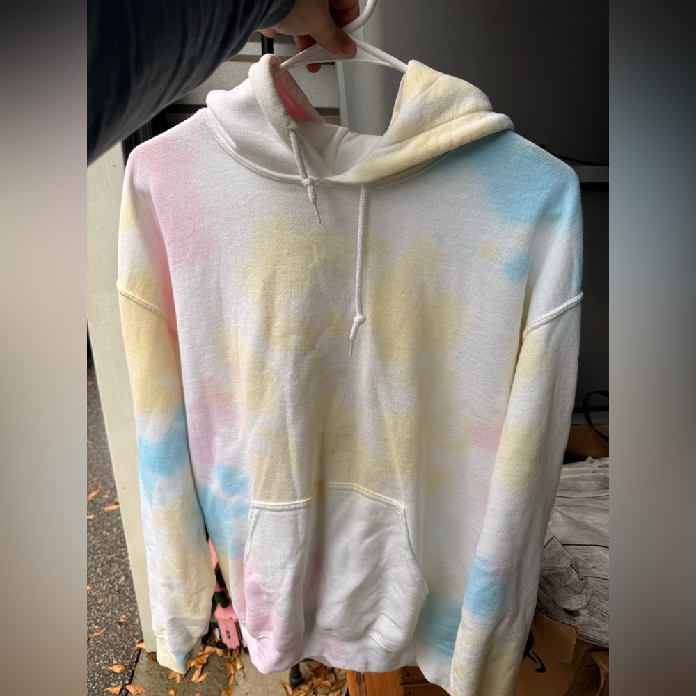 PacSun White Fleece Hoodie